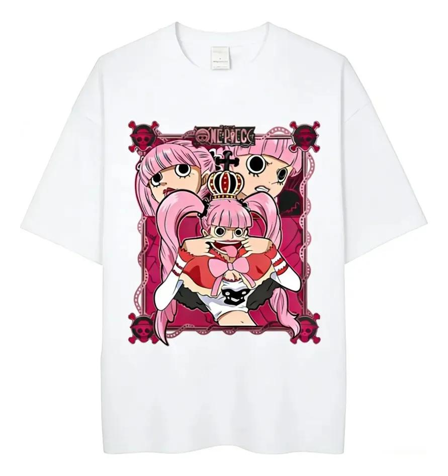 2026 Summer One Piece Retro Cosplay Tshirt Unisexs Oversize Casual Cotton Printed Shortsleeved Unisex Childrens Sports Shirt