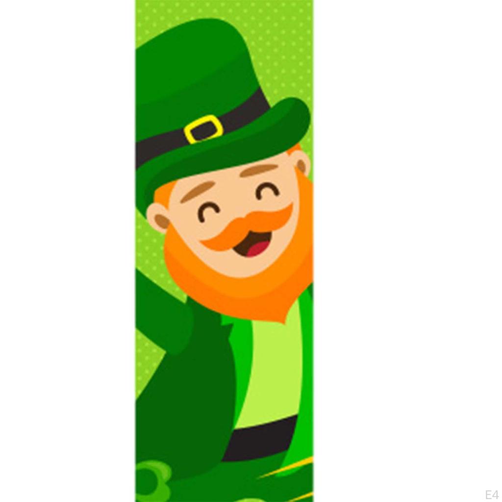 Easter Porch Sign, Saints Day Decoration, Green Polyester Coupls, Door Banner for Party