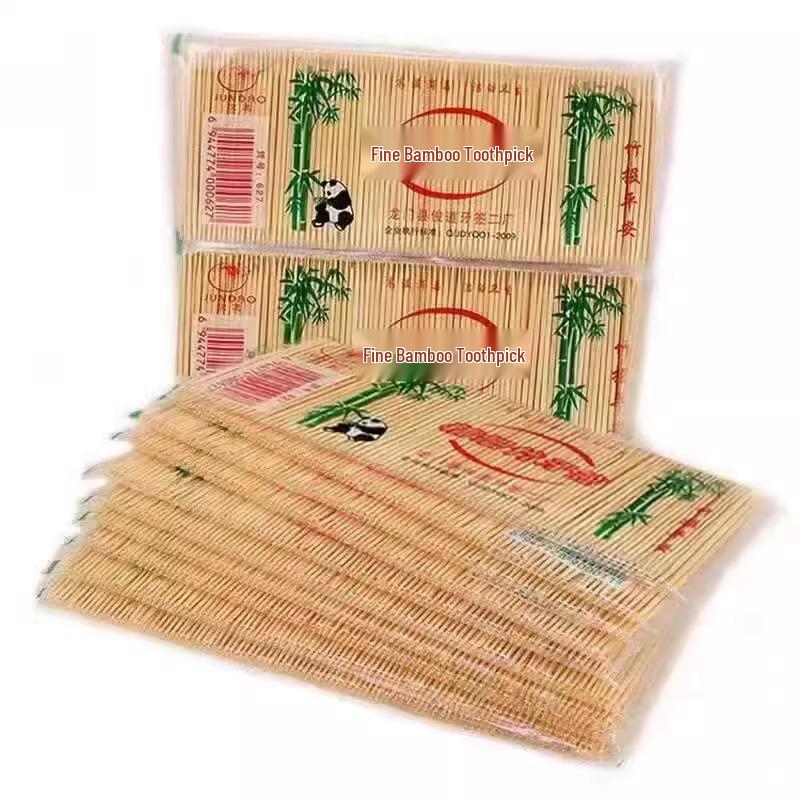 

Premium Bamboo Toothpicks: Single/Double-Headed, Portable, for Home or Commercial Use. 200 toothpicks - 1 pack