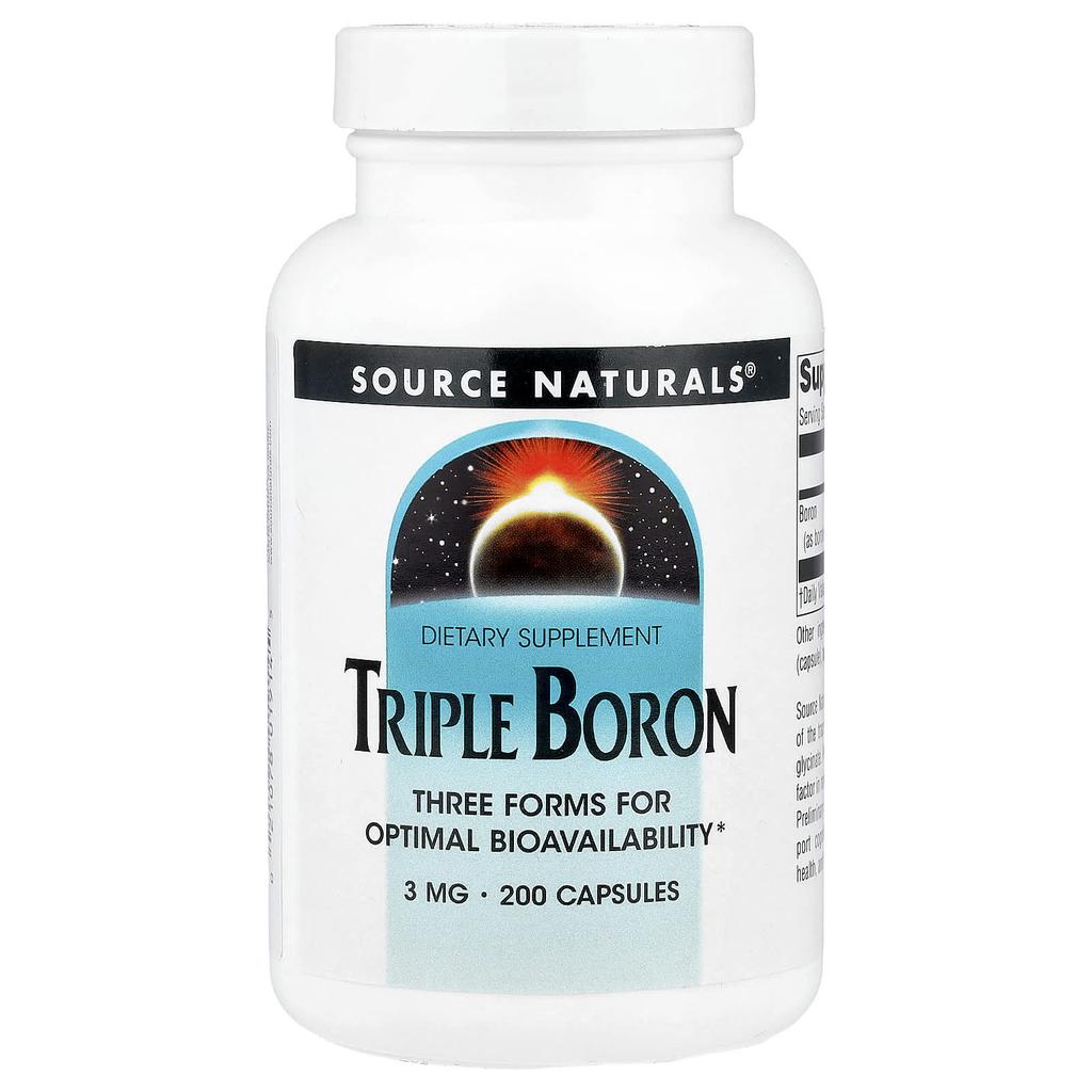 Triple Boron, 3Mg, 200 Capsules