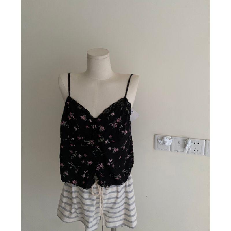 

Export Ariz * 36 US Knife Young Adult Floral Rayon Lace Edge Camisole C940