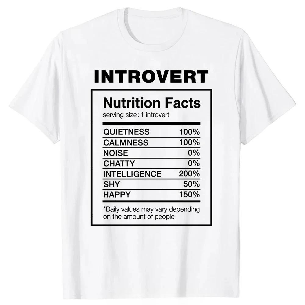 Men's Clothing with A Uniform Style Humorous Quotes  Fitness T-shirts Introverted Humorous Jokes Introverted Cotton T-shirts