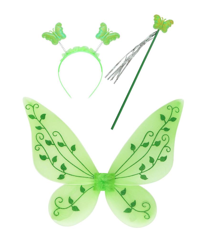 Tiana & Tinkerbell Green Cosplay Jewelry Set