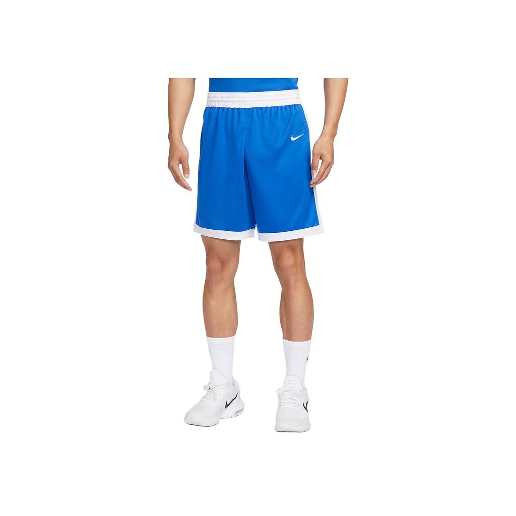 Nike Dri-Fit Stock Crossover Comfortable Fashion Simple Versatile Solid Color Sports Shorts Men Shorts Royal-Blue IB8647-412