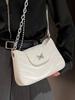 Trendy 2025 Women's Baguette Underarm Bag with High-End Texture and Niche Design