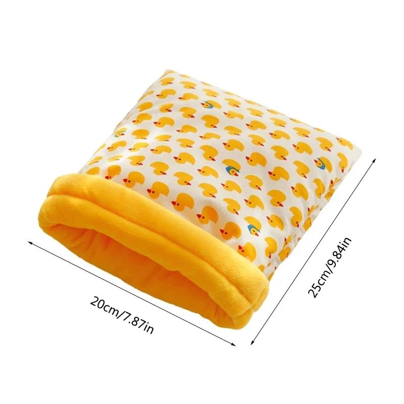 Warm Hamster Sleeping Bag, Mouse Nest, Hidden Bag, Small Animals Squirrel Sleeping Bed, Winter Sack Cage