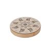 Stream Drum For Beginner 6 Inch Sound Healing Drum Relaxation Wooden Yoga Meditation Musical Instrument