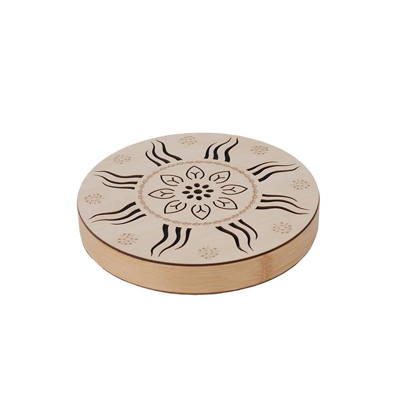 Stream Drum For Beginner 6 Inch Sound Healing Drum Relaxation Wooden Yoga Meditation Musical Instrument