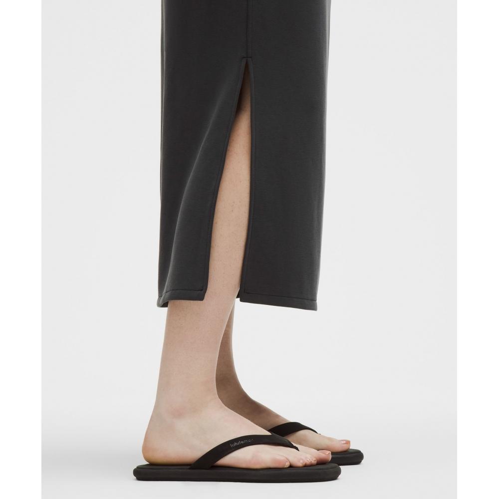 Lullulemon Softstreme Pull-On High-Rise Maxi Skirt Blk