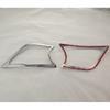 2pc New Car ABS Chrome Accessories Plated Front Fog Lamp Cover Trim Paste Style For Toyota INNOVA 2015 2016 2017 2018