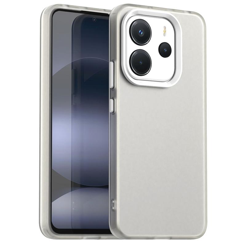 Sturzsichere Candy-Color-Hülle für Xiaomi Redmi Note 14 4G, matte transparente Hülle, Redmi Note 14 4G Hülle für Redmi Note 14 4G Hülle