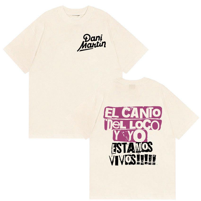 Rapper Dani Martin Tour Album 2026 Print T Shirt Men Women Pop Clothing Short Sleeve Tshirts Retro High Quality Fashion Tshirt