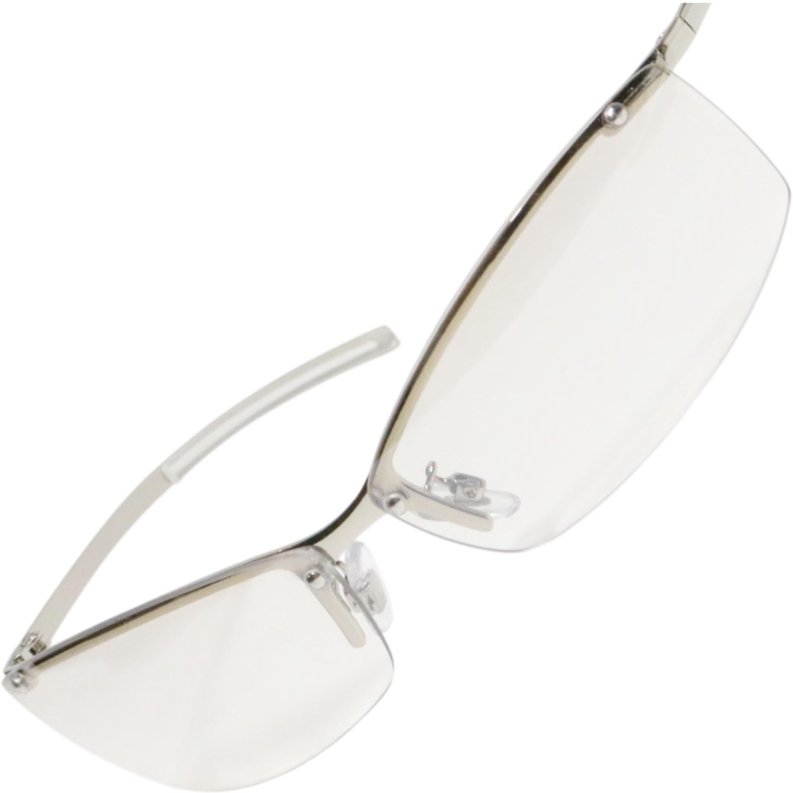 

Серебристые x Прозрачно-серые зеркальные модные очки Стильные очки для мужчин и Квадратные прозрачные с УФ-защитой Популярные [Berkuto] (Без рецепта) Стильный, Женский,