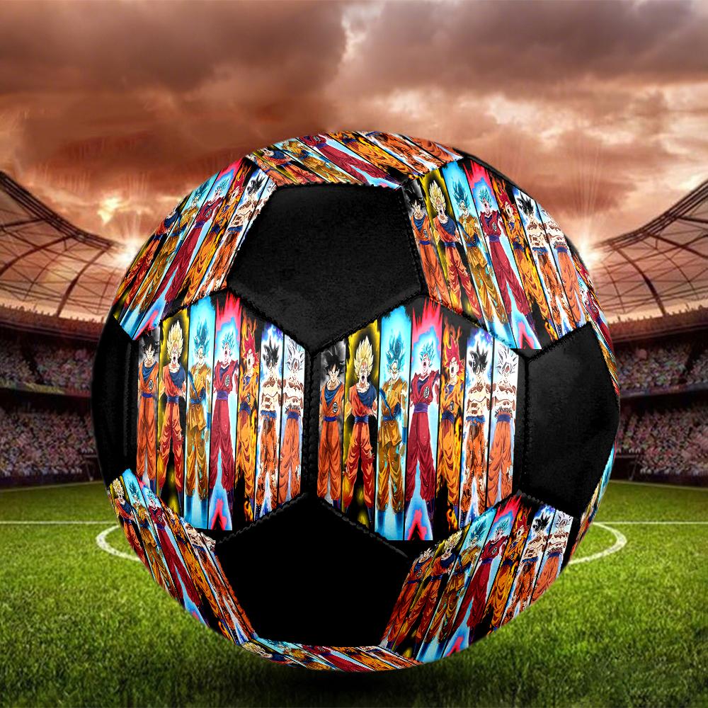 1pc Dragon Ball Z Football Soccer Ball Size 5 Indoor Soccer Ball Fashion Colorful  Backyard Game -Great For Sports Fans Gift HE10