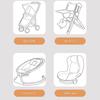Baby Strollers Pad Baby Pram Carriage Cushion Double Sided Mattress Pushchair Liner Strollers Cushion with Printed Pattern