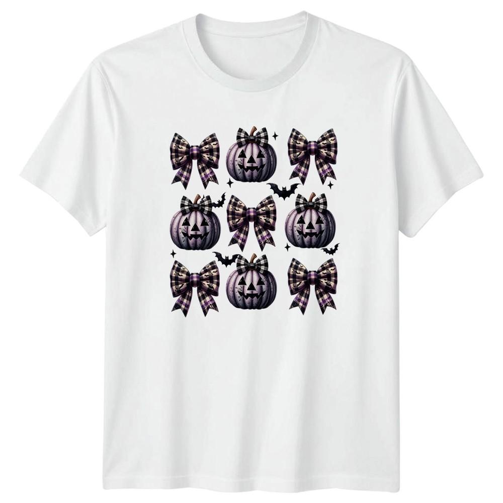 Coquette Pumpkin Bows Unisexs TShirt Coquette Aesthetic Halloween Gift For Her S