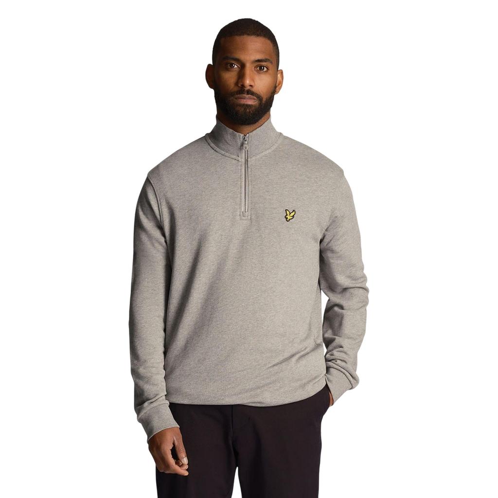 Lyle & Scott Mens Loopback Quarter Zip Sweatshirt