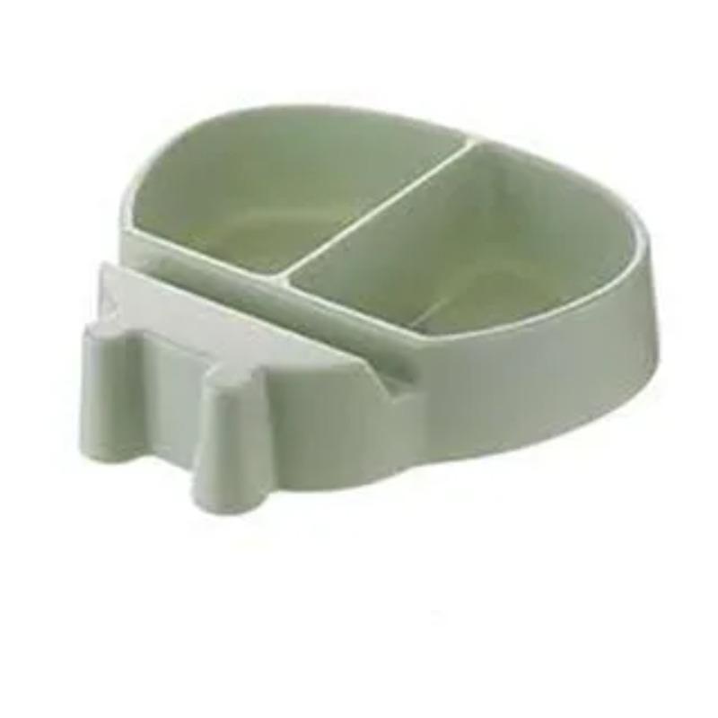 Plates For Food Creative Shape Lazy Snack Bowl Plastic Double Layers Snack Storage Box Bowl Lazy Fruit Plate Bowl Artifact Plate
