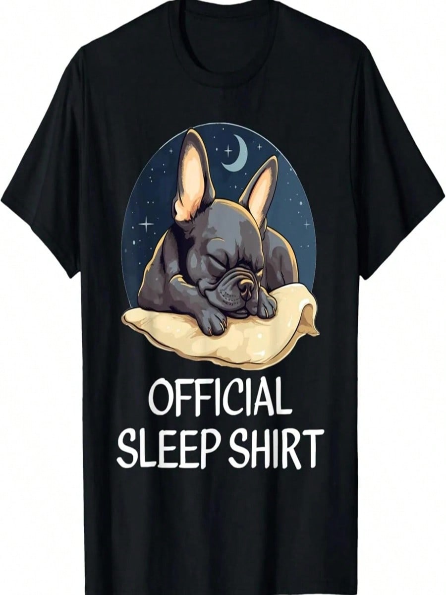 Official French Bulldog Sleep Shirt For Frenchie Lover T-Shirt S разноцветный