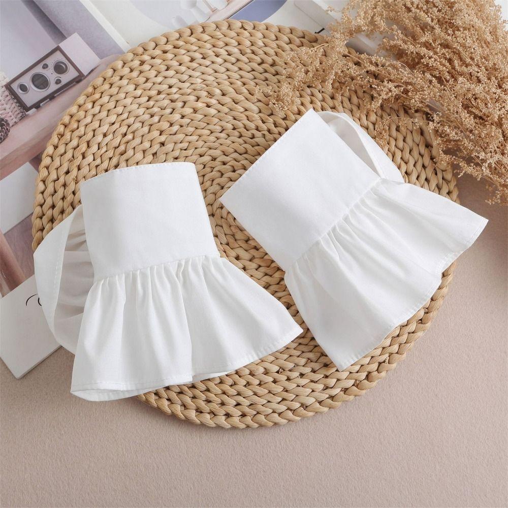Cuff Extension Fake Flare Sleeves Sunshade Wrist Cuffs Creative Flare Sleeves  Women Girls