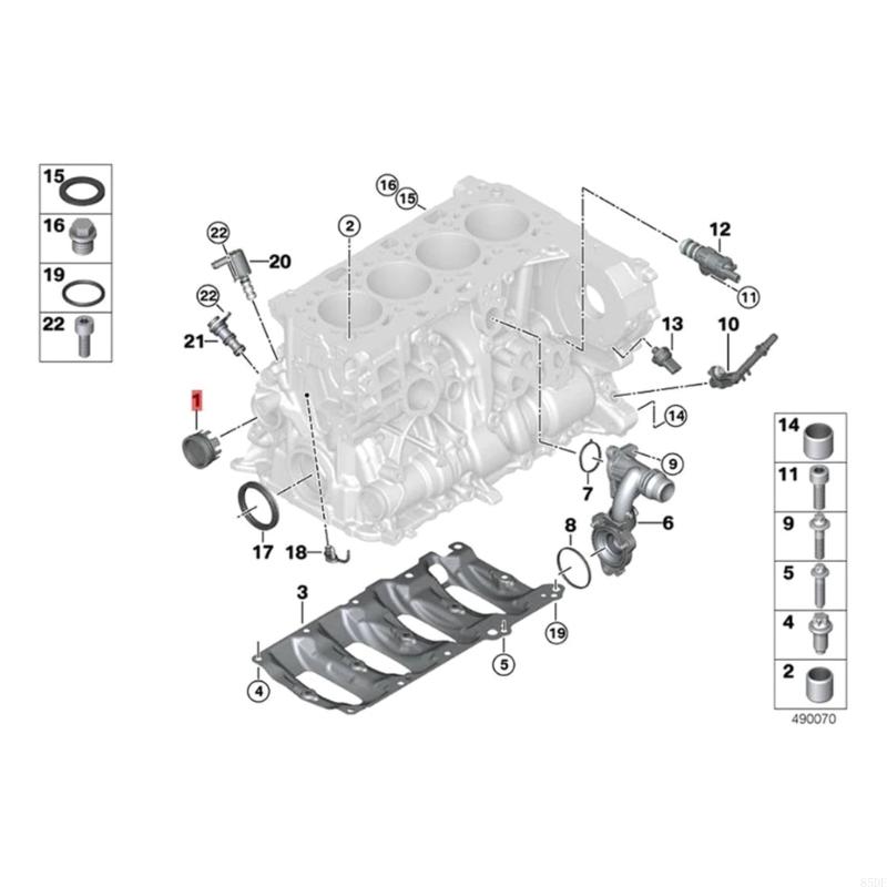 Fit Camshaft Seal Plug For Engine OE 11117797932