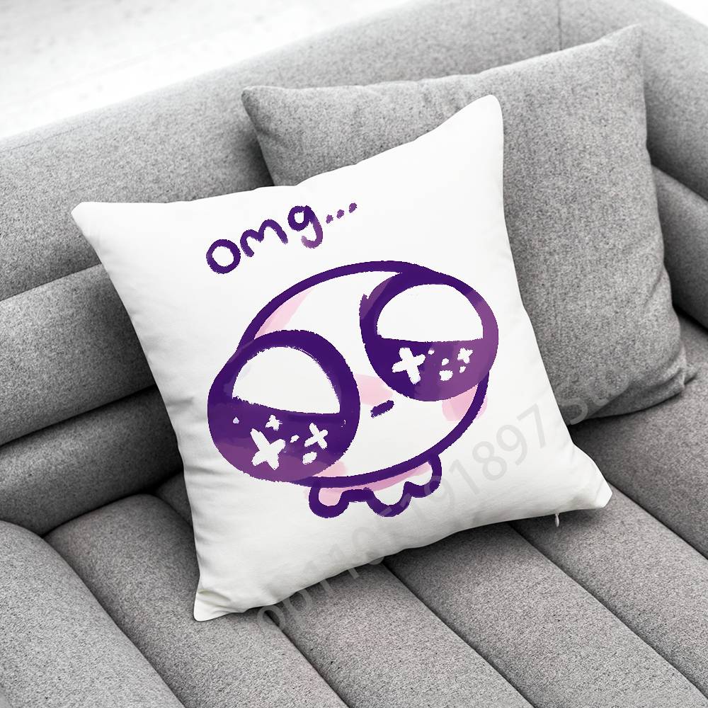Cartoon Funny TBH Creature Throw Pillow Case For 45*45cm 40cm 30cm 50cm 55cm Square Home Pillowcase Case