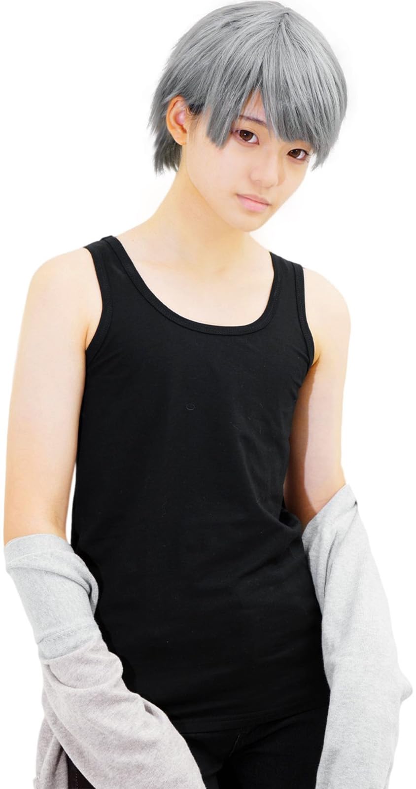 

Майка LINOFLE с эластичным поясом для косплея, мужская, для наполнения груди (Л, Черный) чёрный