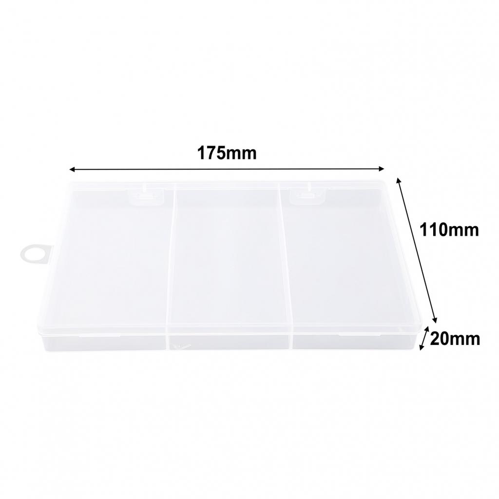 Organizer Storage Box Plastic Transparent Multifunctional Space Saving Jewelry