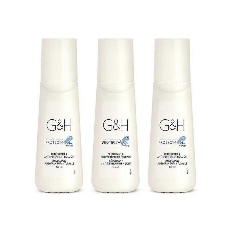 

X 3 Флакона Дезодорант-антиперспирант ролик Gh Protect+ Размер 100 мл.