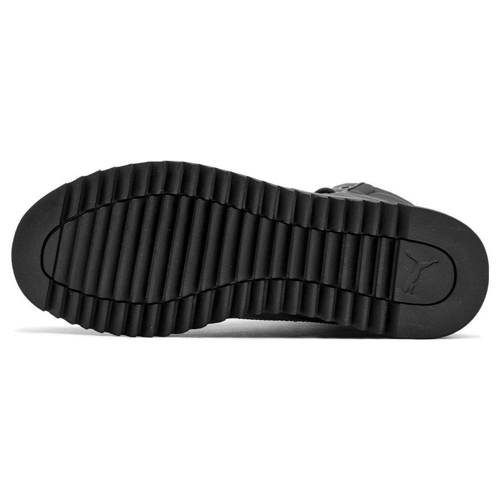 Puma Desierto V2 Leather Sports Comfortable Trendy High-Top Lifestyle Casual Shoes Unisex Casual Shoes Black 373025-04