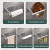 Aluminum Adhesive Toilet Roll Paper Holder Organizer Wall Mount Storage Stand Kitchen Bathroom No Drill Tissue Towel Dispenser