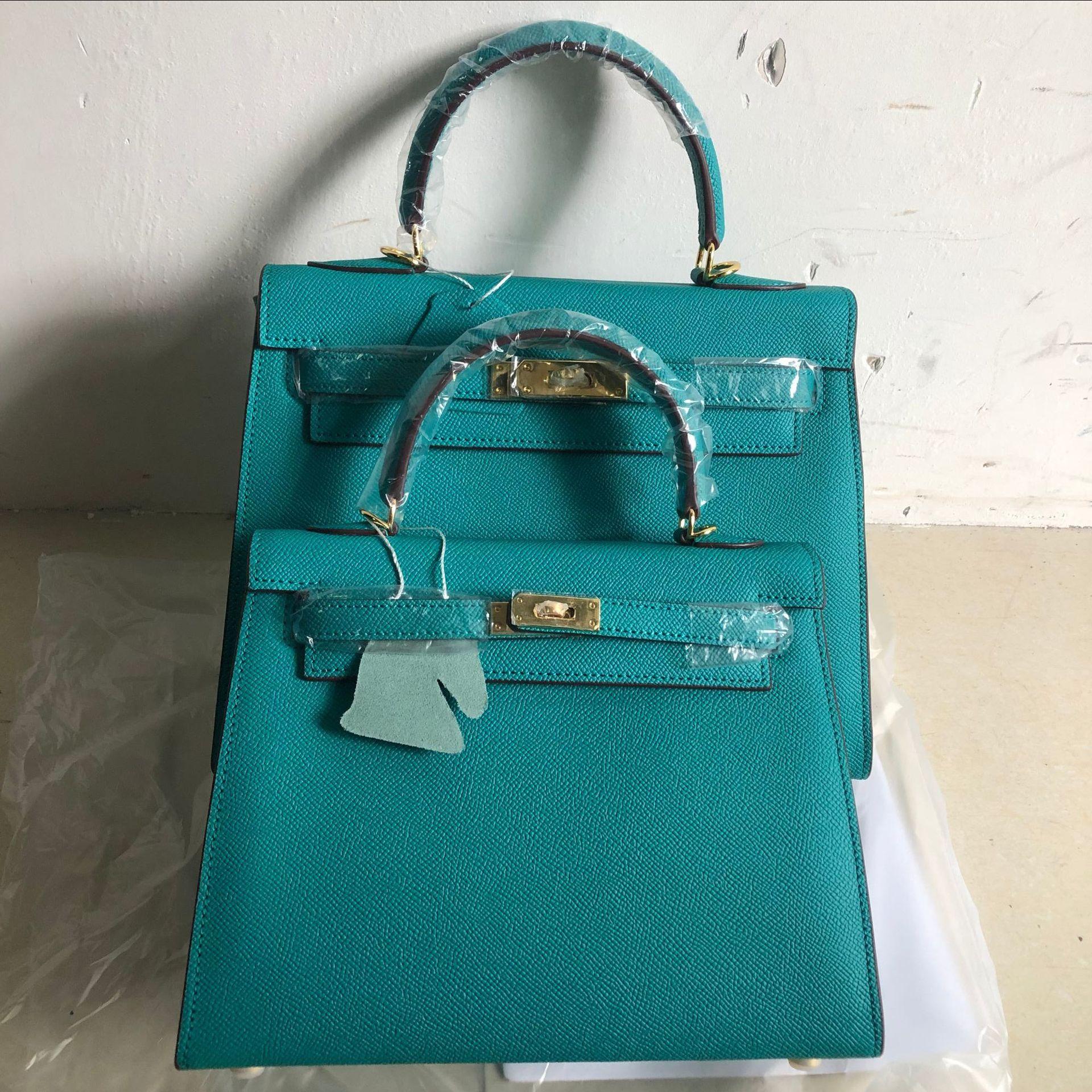 

2025 Новая сумка с рисунком пальмы, универсальная женская сумка из натуральной кожи с диагональным плетением на одно плечо, модная женская сумка 28x12x20cm