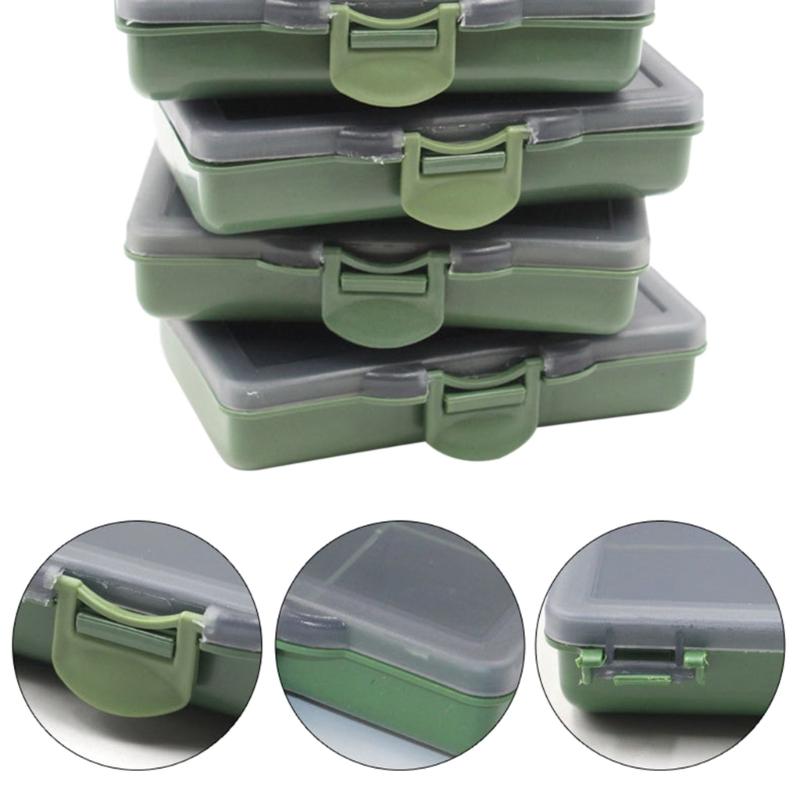 Fishing Tackle Box Hooks Storage Box Carp Fishing Tackle Box Baits Boxes for Fishing Equipment 105x65x24mm Tackle Tools
