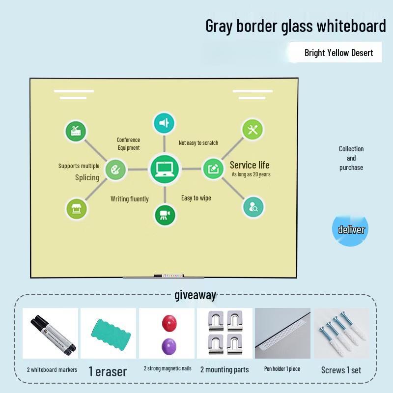 Yipan HC Aluminum Magnetic Whiteboard