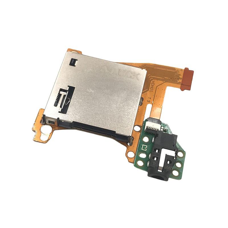 

1 Set Replacement Part New For Nintend Switch Lite Game Card Slot Reader With Headset Headphone Audio Jack Socket Board A3