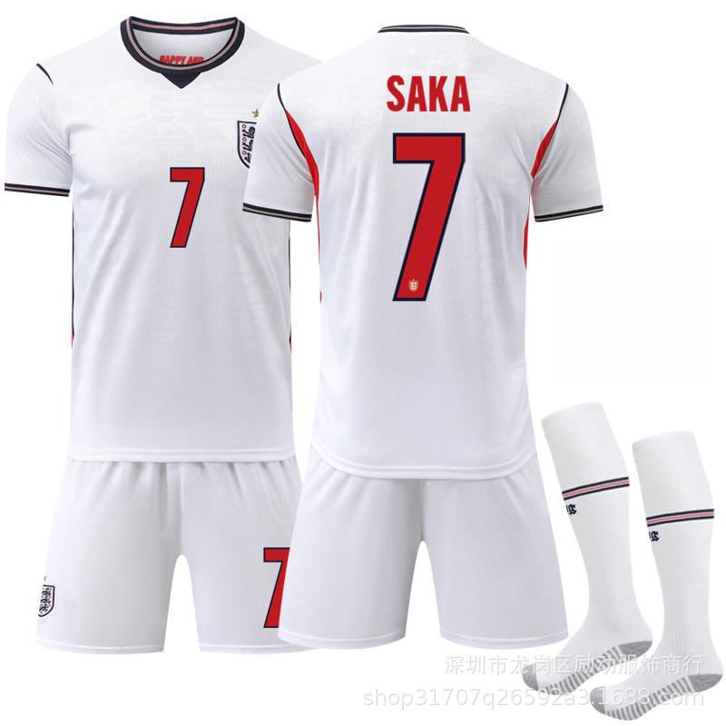2026 No. 7 Saka USA-Mexico-Canada World Cup England Home Jersey