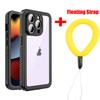 Full Sealed IP68 Waterproof Diving Swim Cover Underwater Case For iPhone 15 Pro Max Plus 5 Meter Drop Proof Outdoor Sport Climb