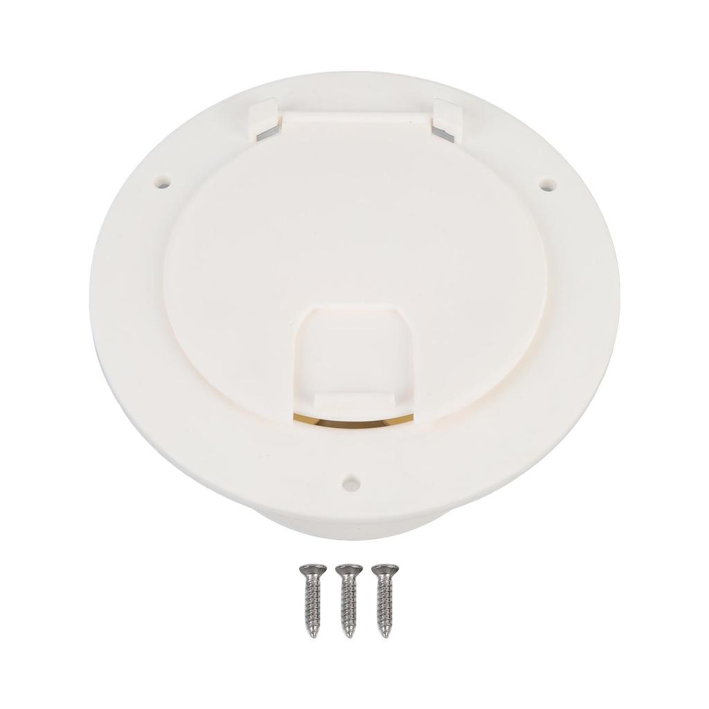 RV Round Electrical Cable Hatch Nylon Secure Fixation Sturdy for 3 1 2in Interface RV Trailer Campervan