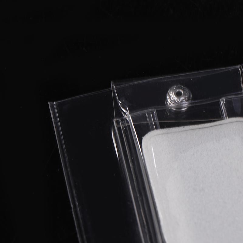 1Pc Transparent Plastic Pvc Jewelry Snap Packaging Bags Necklace Bracelet Dustproof Oxidation Watch Gift Storage Pouch