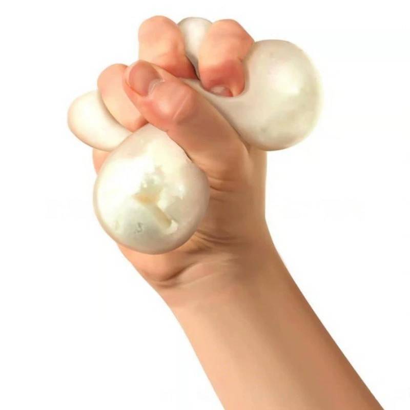 Needoh Schneeball Knusper Stressabbau Ball Mit Handgefertigtem Schnee Design Zur Entspannung Und Dekoration