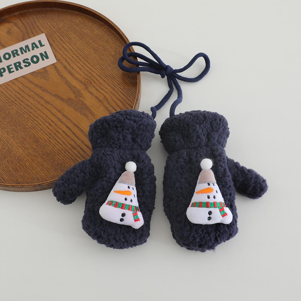 

Детские зимние варежки на флисовой подкладке с милым дизайном оленей 52cm Head - 2-7 Years