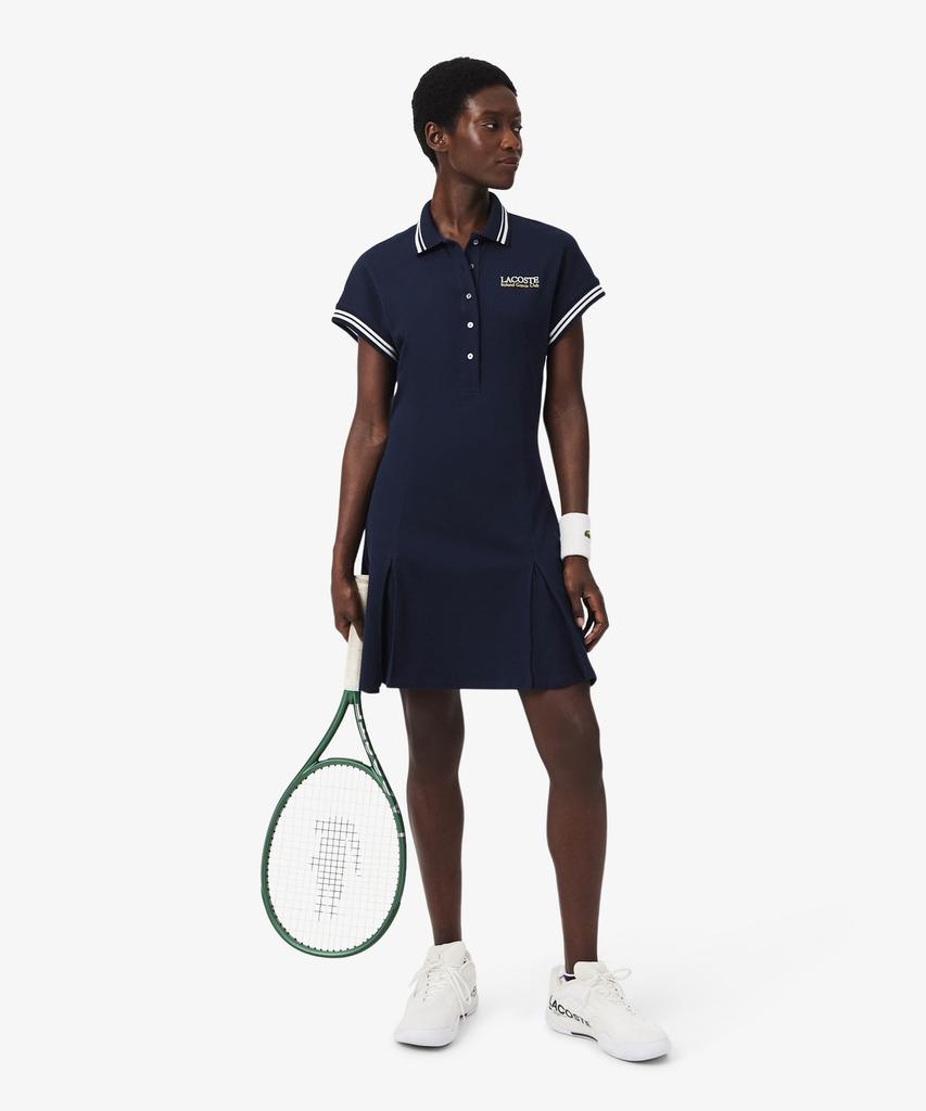 Lacoste Women'S Roland Garros Tennis Pique Dress Ef0584-56G 166