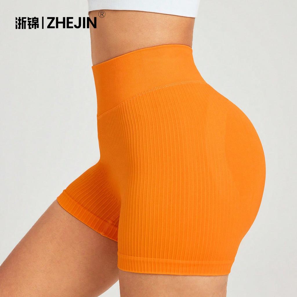 Sports Shorts, European and American High-waisted Yoga Pants, Women's Fitness Hip Lift Running Fitness Pants, Yoga