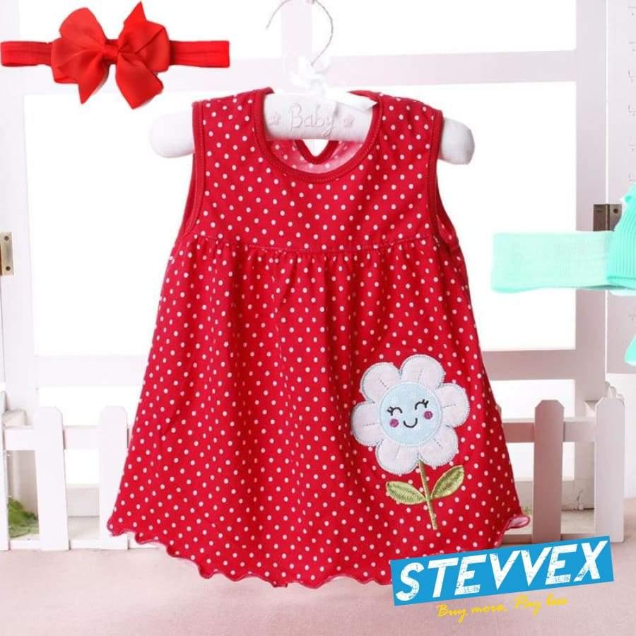 Buy New Summer Cute Baby Girl Infant girl Princess Dress with Headband