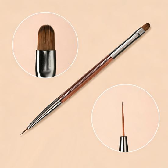 9Pcs/Set Nail Art Brushes Professional Multi-purpose Women Design Painting Brushes DIY Manicure Art Nail Extension Gel Builder Brush Pen