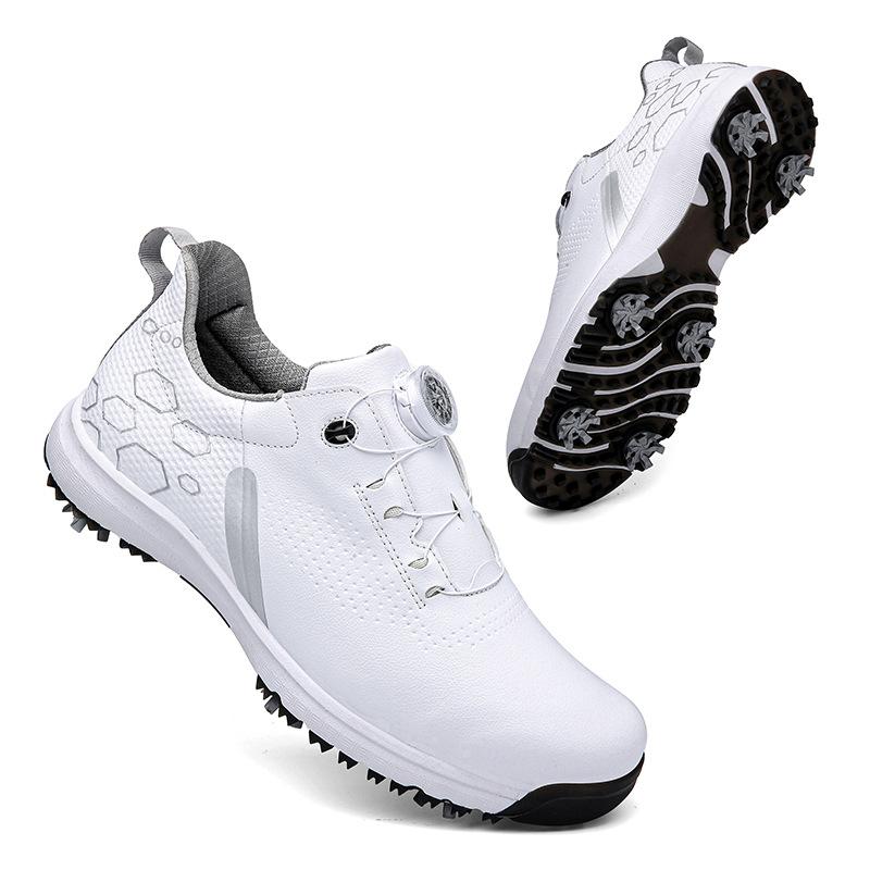Size 36-47 Men Women Golf Shoes Quick Lace Professional Luxury Golf Light Weight Walking Footwears