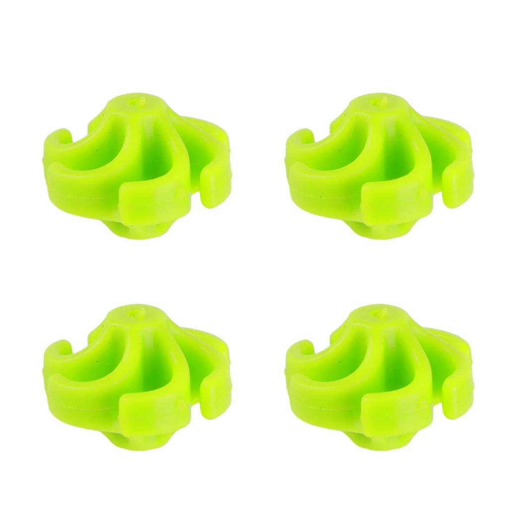 4Pcs Archery Bow String Stabilizer Rubber Recurve Compound Bow Bowstring Silencer Shock Dampener Black