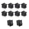 1/4/10Pcs Marine Boats Rocker Switches 6 Pin 3 Position Rocker Toggle Switches Rocker Switches for Household Appliance