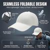 Packable Sports Hat Seamless Outdoor Hat Creative Gift Baseball Cap