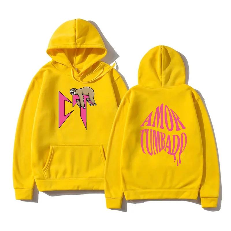 

Natanael Cano Natana Montana Модная повседневная удобная женская толстовка унисекс с капюшоном XXXL жёлтый